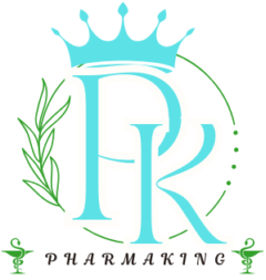 "Pharmaking logo featuring a sleek and modern design, symbolizing health, medicine, and trust in pharmaceutical services."